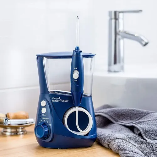 Waterpik Aquarius Wp-673, Hilo Dental, Color Azul Azul