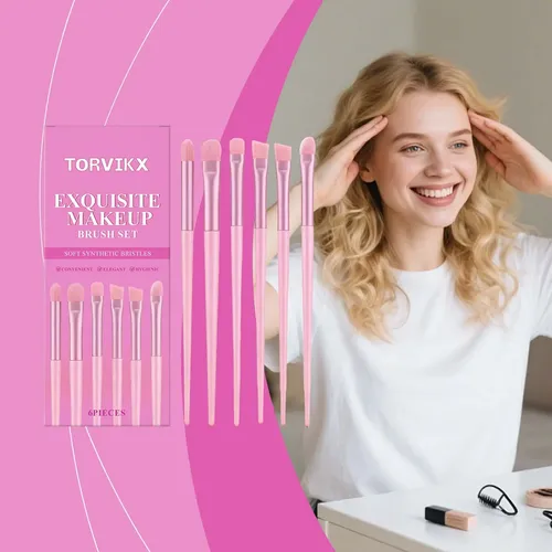 Set De Brochas De Maquillaje Torvikx, Brocha Para Mezclar Ba