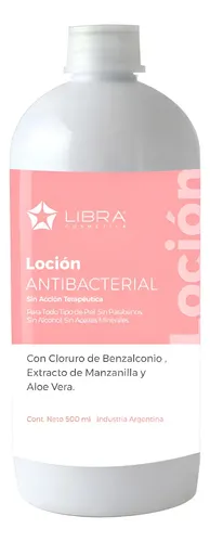 Locion Antibacterial Higienica Libra X 500