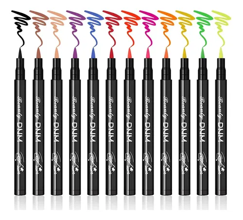 Liner Líquido 12 Colores Mate Lokfar A