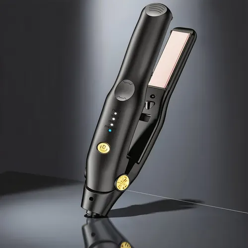 Rizos Y Lisos Plancha Para Cabello Hombre Calentamiento 10s