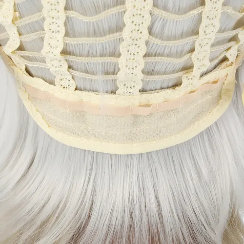 Peluca Falsa De Pelo Liso, Corta, Rubia, Ombre, Bobo, Para M