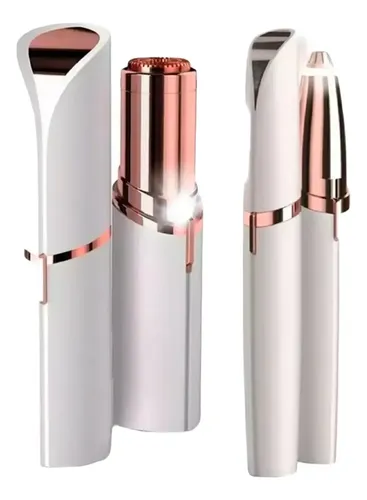 Combo Depiladora Facial + Depiladora De Cejas Recargable Color Blanco