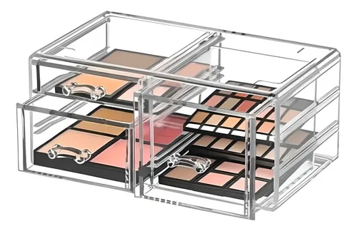 Organizador De Acrílico Maquillaje Cajones Porta Cosmético