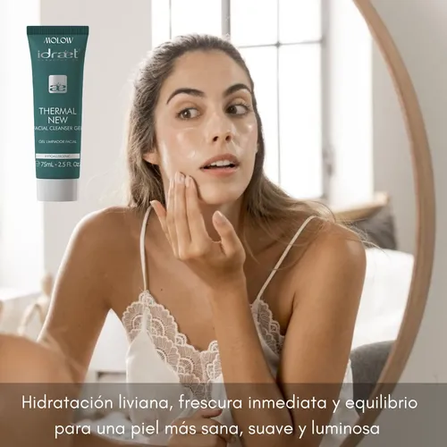 Gel Limpieza Thermal New Idraet Exceso Sebo Hidratante 75ml