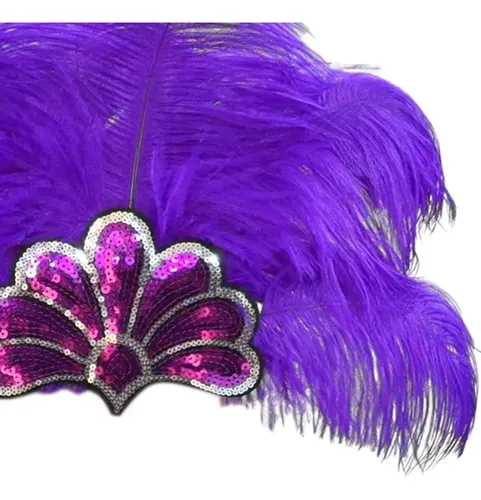 Tocado De Plumas Para Vestir La Cabeza, Accesorio Para Mujer