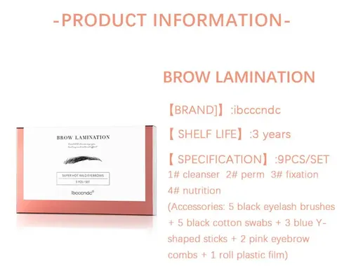 Cw.nuevo Kit De Planchado De Cejas Quick Styling Professiona