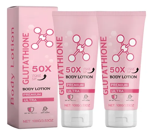 Loción Corporal Glutatión 50x Tono, 2 Piezas