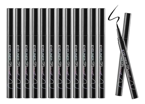 Delineador Líquido Negro Mooglamor 12 Piezas Ultrafino