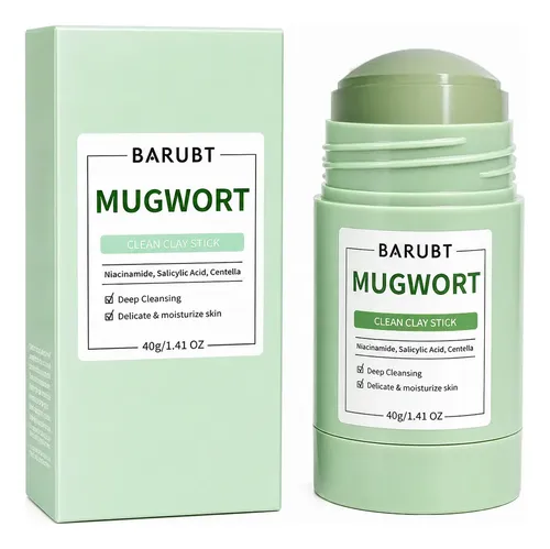 Barubt Stick De Arcilla Facial Mugwort Limpiador Todo Tipo De Piel
