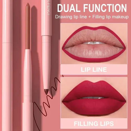 Conjunto Delineadores Labiales Retráctiles 12 Tonos Evpct