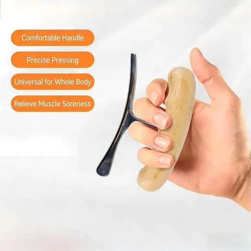 Herramienta Gua Sha Madera Para Masaje Y Relajación Muscula