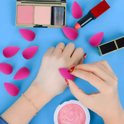 Esponja De Maquillaje Con Copos De Nieve, Minicopos De Nieve