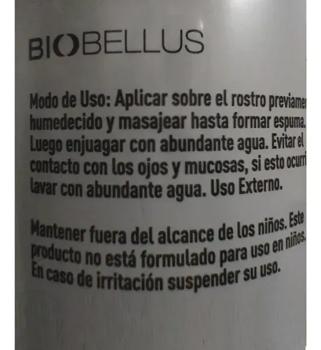 Gel Limpieza Facial Piel Mixta Pantenol Mazanilla Biobellus