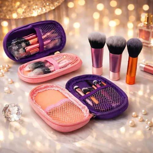 Set X10 Brochas Naez Mini Maquillaje