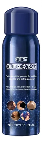 2 Maquillaje De Escenario Cabello Cuerpo Brillo Spray Brillo