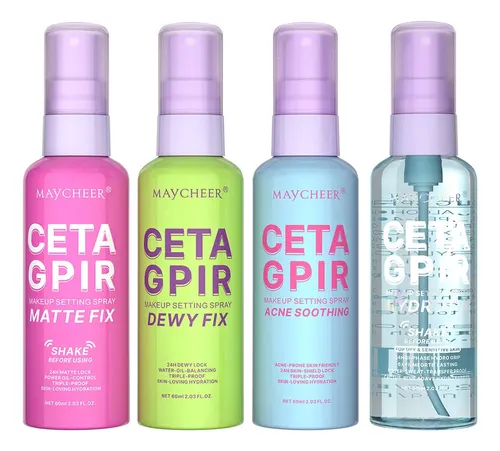 Spray Fijador De Maquillaje De Larga Duración, Impermeable Y