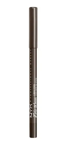Lápiz Delineador de Ojos NYX Professional Makeup Epic Wear en Deepest Brown Metalizado