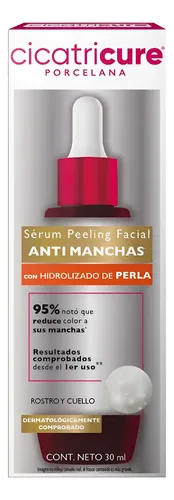 Cicatricure Serum Porcelana Peeling Antimanchas Facial 30ml