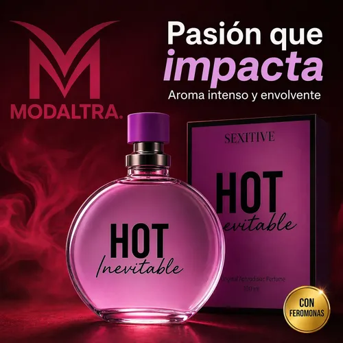 Perfume Mujer Hot Inevitable Feromonas 100ml. +perfumero