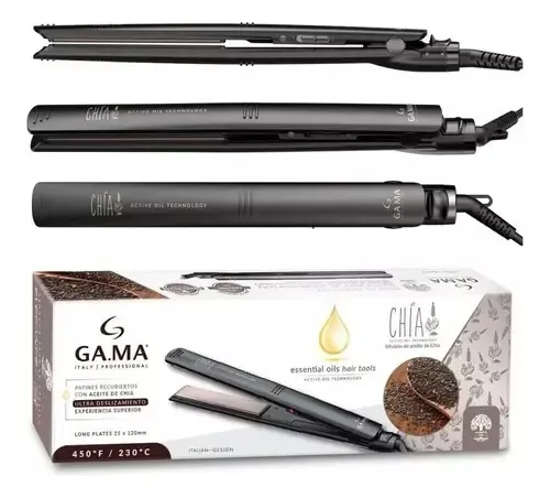 Planchita de pelo GA.MA Italy Elegance Chia negra