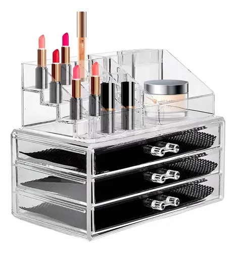 Organizador Acrílico Porta Cosméticos Make Up Maquillaje Of