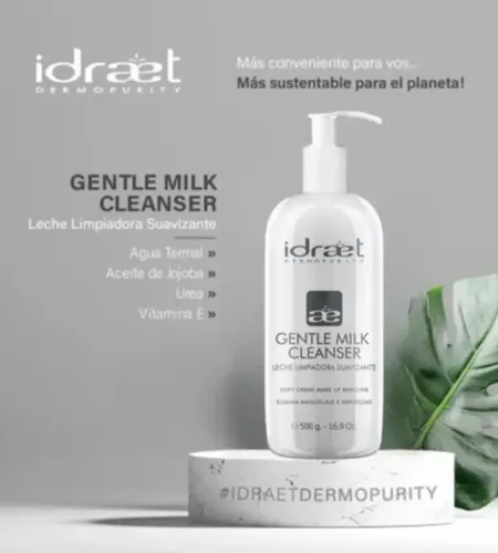 Idraetleche Limpiadora Suavizante, Gentle Milk Cleanser 460g