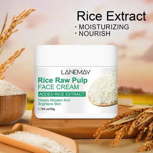 Crema Facial De Pulpa De Arroz Lanemay – Hidrata, Ilumina