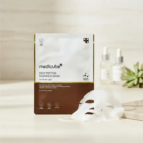 Mascarilla Medicube Deep Peptide Radiance 27 Gr 1u Iluminadora Peptidos Todo Tipo De Piel