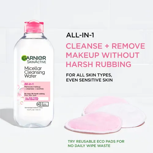 Agua Micelar Garnier Desmaquillante Y Limpiadora 200 Ml