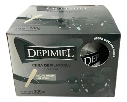 Cera Depilatoria En Lata Lama Negra Depimiel 200g