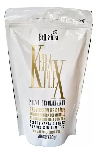 Polvo Decolorante Keraplex Bellisima 700 Gr. X 2 Unidades