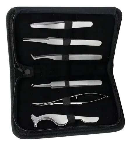 Eyelash Kit Herramientas Tratamientos Pestañas Pinzas Elk1