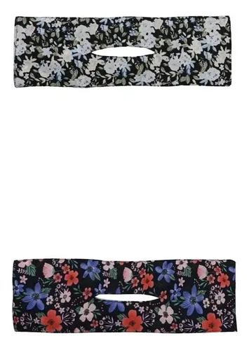 ..2 Set Summer Deft Bun Hair Bands Alambre Diadema Multicolor