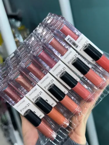 Labial Dúo 2 En 1 Pink 21 Diamond Matte Brillo Gloss