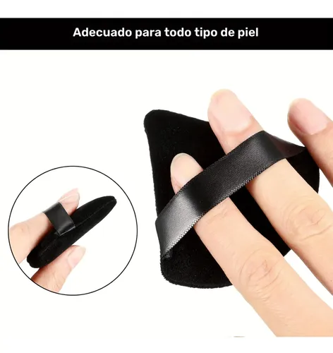 120×soplos De Polvo Suelto Triángulo Maquillaje Puff Esponja
