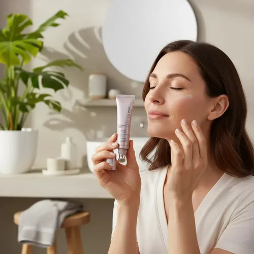 Crema para el Área de los Ojos Volu-Firm Mary Kay TimeWise Repair noche para piel sensible de 14g 40+ años