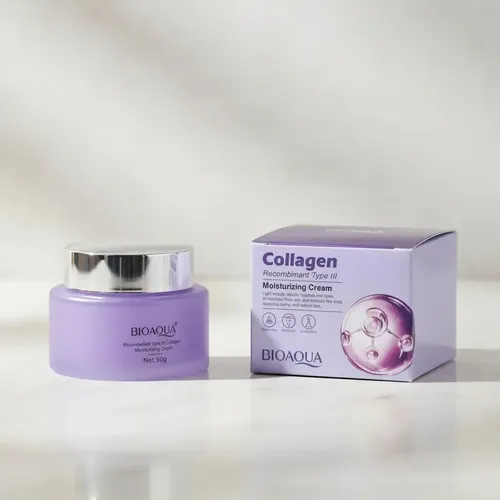 Crema Facial Colágeno Hidratante Antiage 50ml Bioaqua Todo Tipo De Piel Día/noche