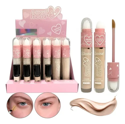 Corrector Doble Para Ojeras Cremoso + Barra Cubre Poros