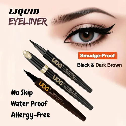 Delineador Líquido Uog 2 En 1 Para Ojos Y Cejas