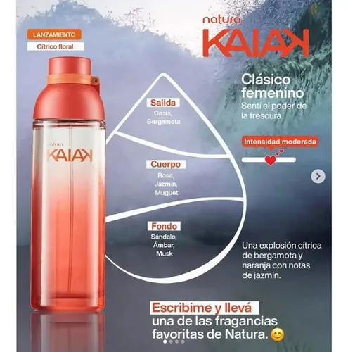 Set 3 Perfumes Kaiak 25 Ml Femeninos Natura