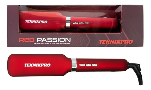 Teknikpro Red Planchita Profesional Pelo Húmedo Seco
