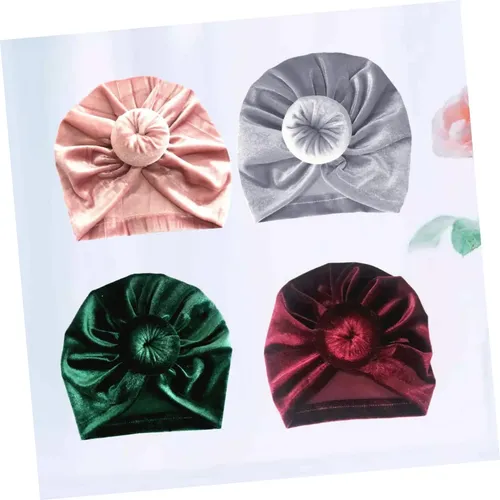 Good 4piezas Gorro Turbante For Niño Niña Accesorios