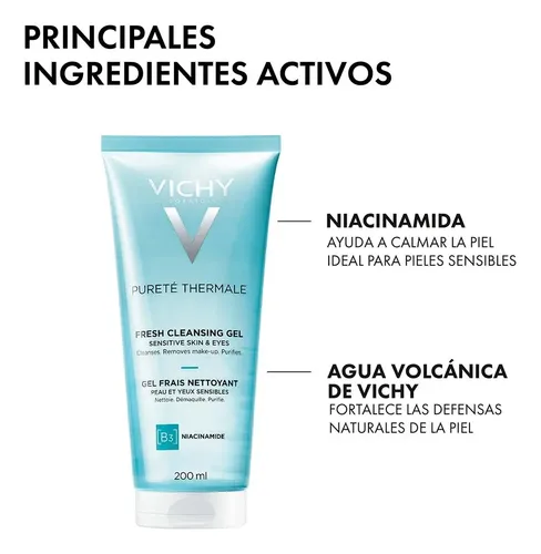 Pureté Thermale Vichy Gel Limpiador Refrescante 200ml