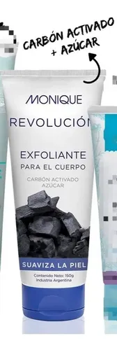 Exfoliante Corporal Con Carbón Activado Y Azúcar Revolucion