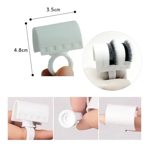 Kit Extensiones Pestañas Neicha Russian Mix Con Pegamento Resistente Agua