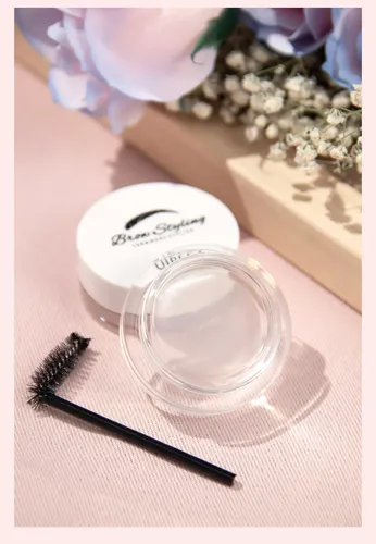 Qibest Fijador Cejas Transparente Cera Natural Larga Duratio