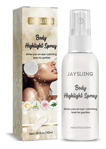 Spray Iluminador Corporal Brillo Maquillaje
