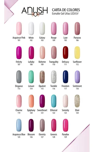 12 Esmaltes Semipermanentes Color X15 Ml Anush