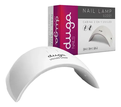 Duga Cabina Para Uñas Manicuria Led Uv U3001 Blanco 3c